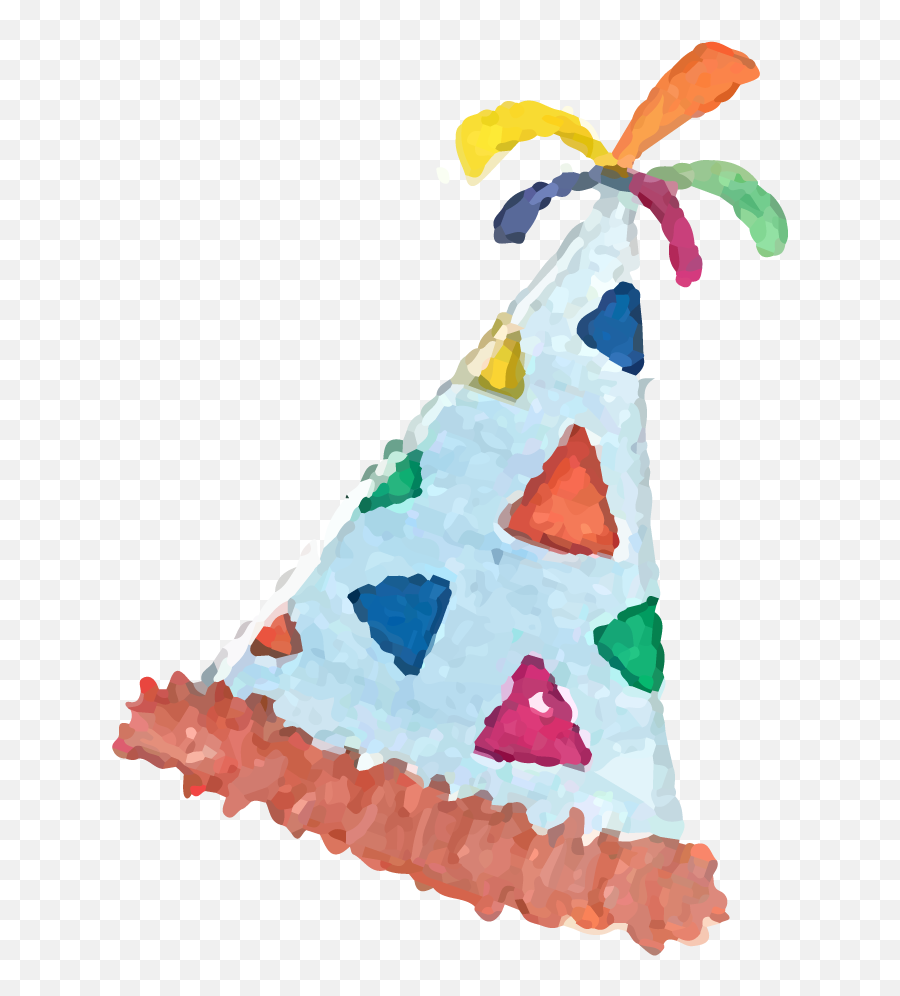 Party Hats Png - Birthday Hat Clipart Small Party Birthday Watercolor Birthday Hat Png Emoji,Party Hat Emoji