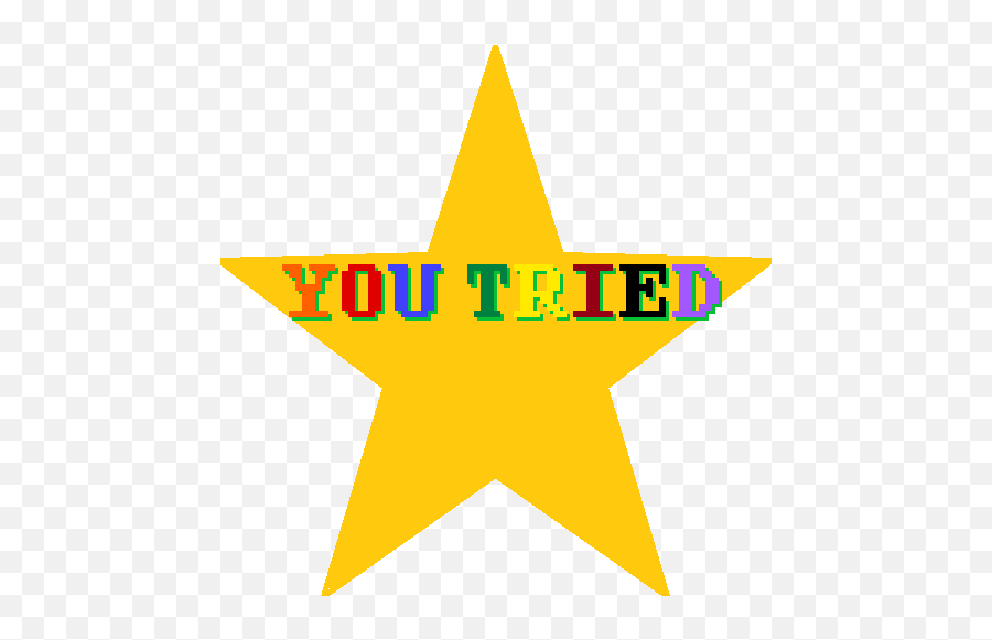 Top Gold Star Stickers For Android - You Tried Gif Transparent Emoji,Gold Star Emoji