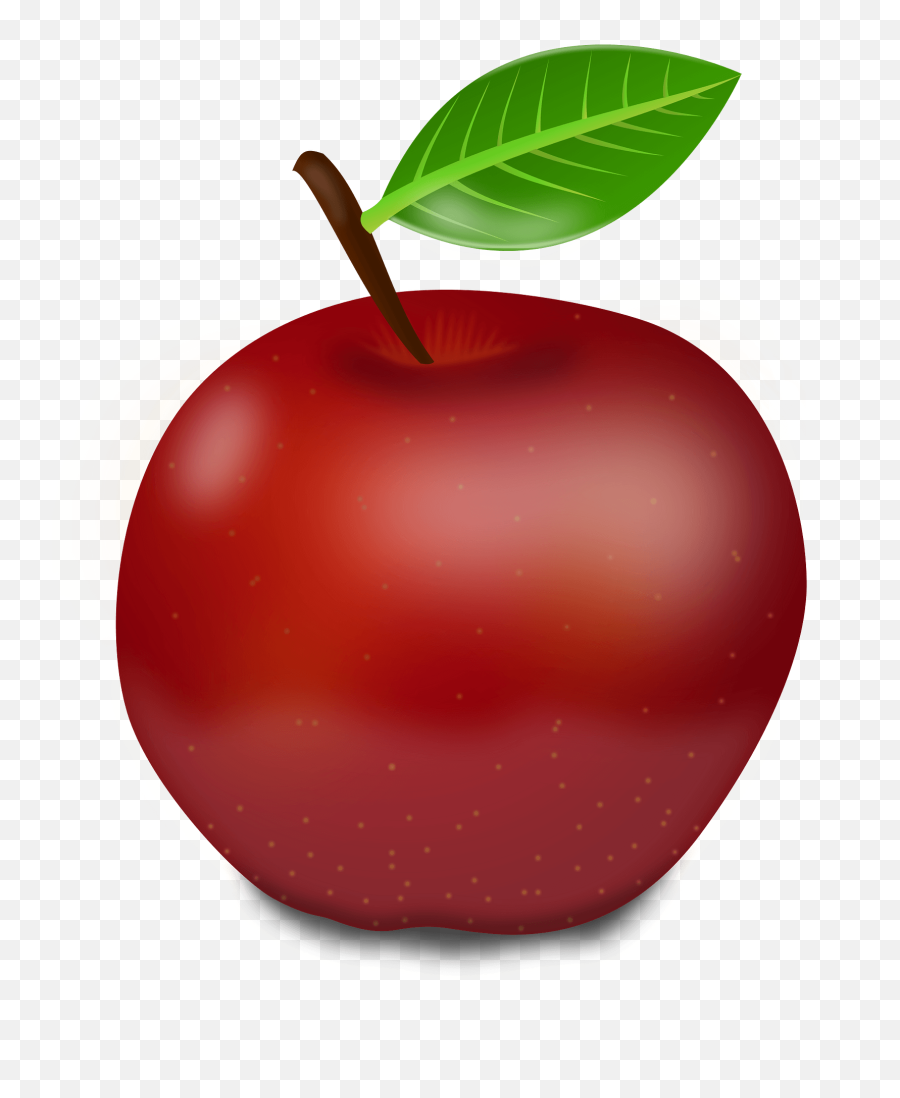 Red Apple Clipart - Dark Red Apple Clipart Emoji,Red Apple Emoji