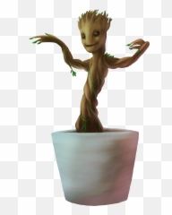 Download Baby Groot Hd Hq Png Image - Groot Dancing Gif Png Emoji,Groot Emoji