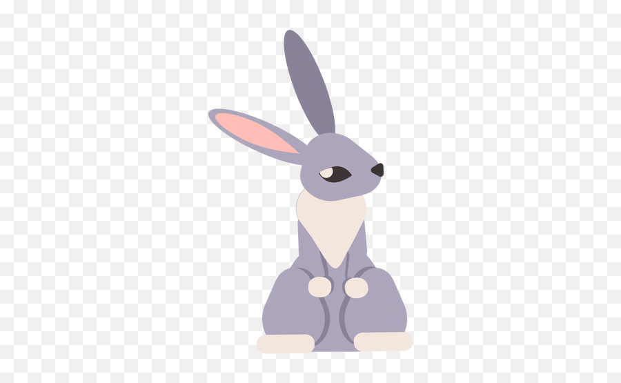 Rabbit Bunny Muzzle Ear Rounded Flat - Domestic Rabbit Emoji,Lips Chat Ear Emoji