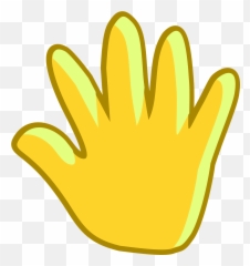 Palm Hand Digits Finger Gesture - Clip Art Emoji