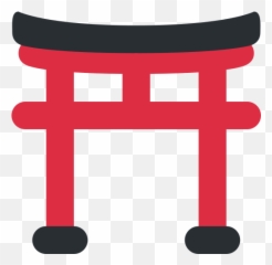 Shinto Shrine Emoji - Torii Gate