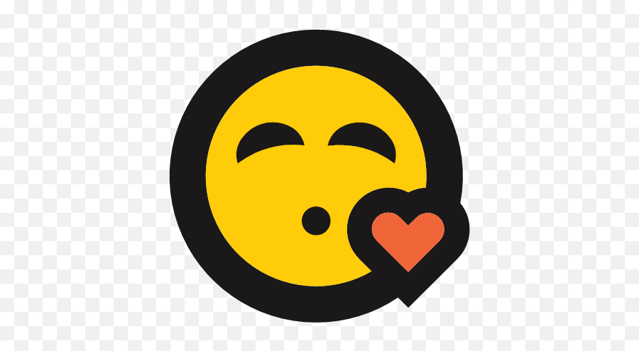 Emoticon Heart Kiss Kissy Face Love Icon Emoji,Kissy Face Emoji