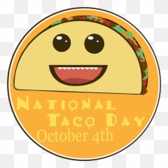 National Taco Day Campaign - Smiley Emoji,Taco Emoticon