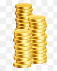 Clipart Money Coin - Coins Transparent Background Emoji