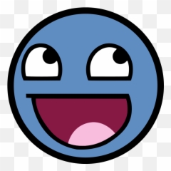 718smiley 608ec2 - Blue Awesome Face Png Emoji