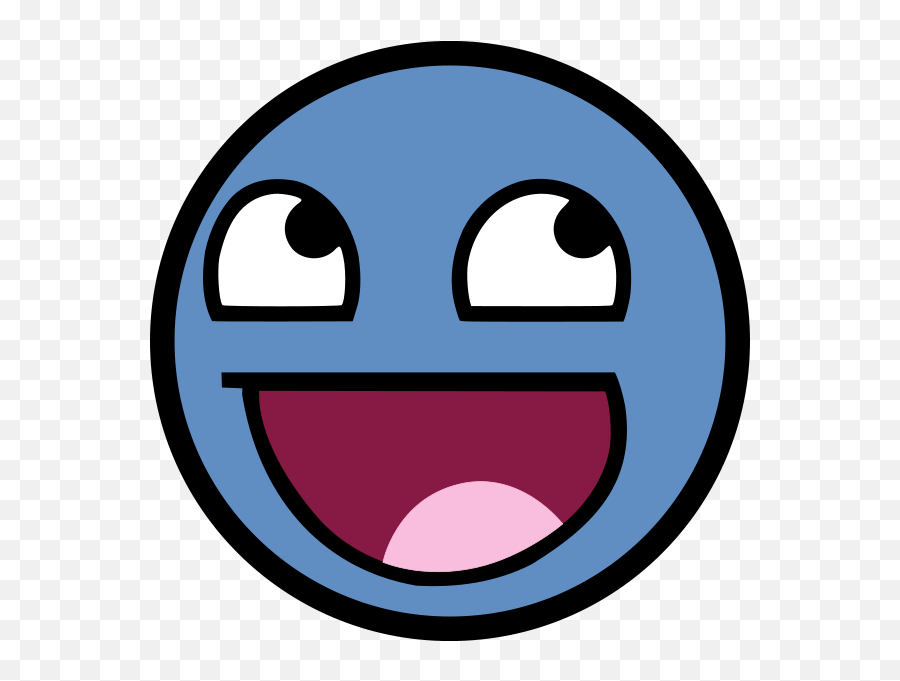 718smiley 608ec2 - Blue Awesome Face Png Emoji,Surprised Emoticon