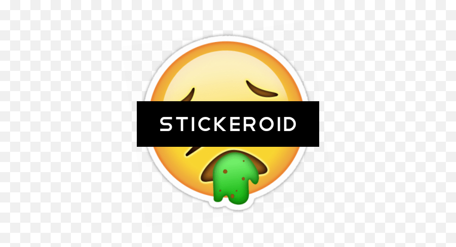 Emoji Sick - Circle,Sick Emoji Png