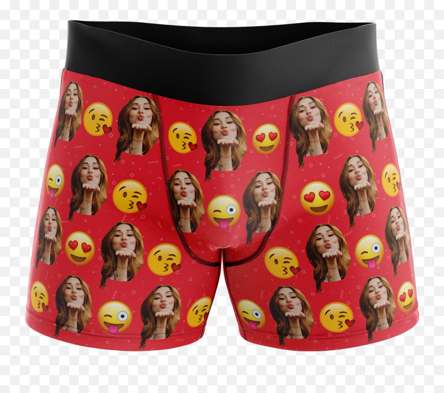 Custom Photo Boxers Emoji - Boxer Shorts,Bleach Emoji