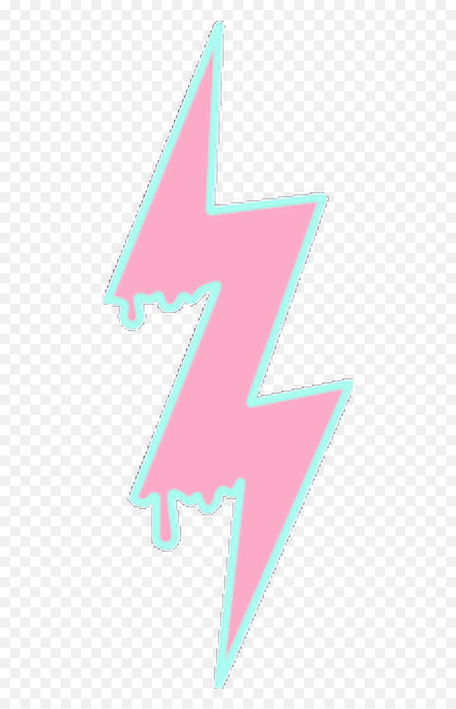 Tumblr Aesthetic Lightning Bolt - Clip Art Emoji,Lightning Bolt Arrow Emoji