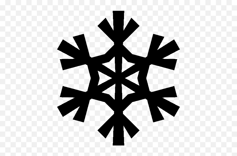 Christmas Snowflake Icon - Simple Snowflake Transparent Background Emoji,Snow Flake Emoji
