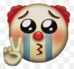 Popular and Trending clown Stickers on PicsArt - Clown Crying Emoji