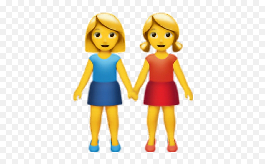 Amigas Emoji Emoticono Bestfriends Friends - Girls Holding Hands Emoji,Friendship Emoji