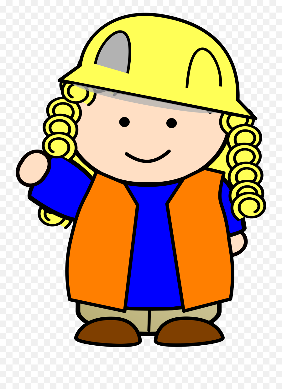 Construction Worker Heavy Machinery Child Bulldozer - Kid Cartoon Construction Zone Signs Emoji,Construction Equipment Emoji
