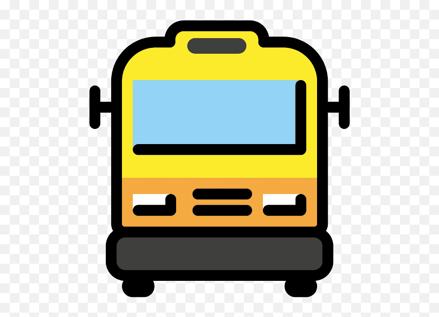 Oncoming Bus Emoji Clipart - Emoji,Bus Emoji