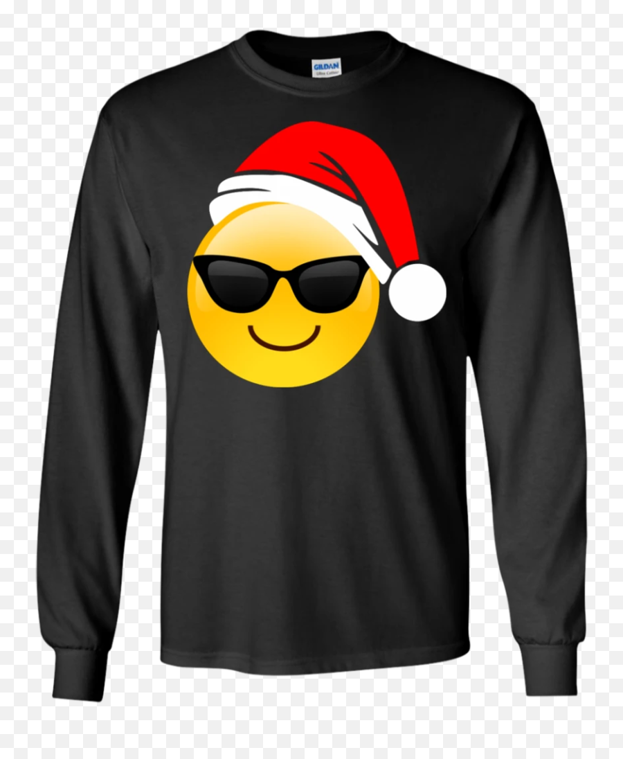 Emoji Christmas Shirt Cool Sunglasses,Christmas Present Emoji