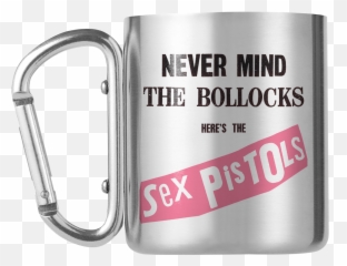 Sex Pistols Never Mind The Bollocks Carabiner Mug - Framed Never Mind The Bollocks Emoji,Emoji Mugs