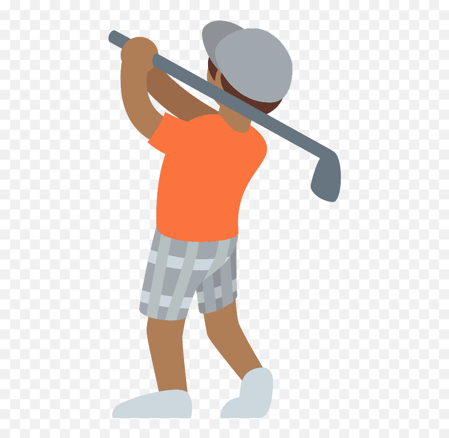 Person Golfing Emoji Clipart Free Download Transparent Png - For Golf,Android Hug Emoji