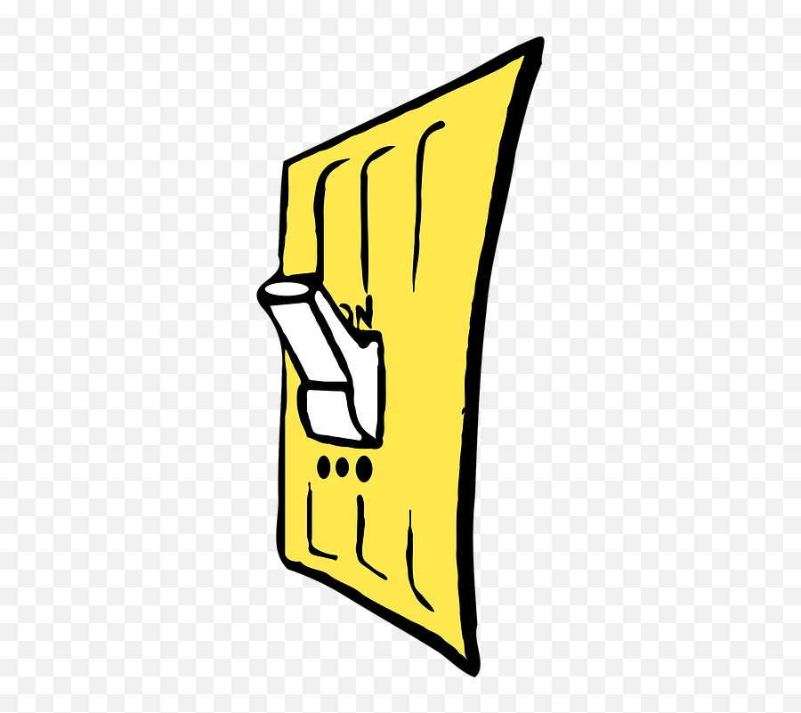 Light Switch Yellow - Light Switch Clip Art Emoji,Light Switch Emoji