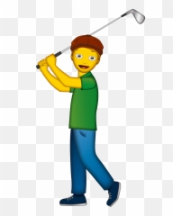 Emoji - Cartoon,Golf Emoji