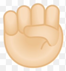 Raised Fist Emoji With Light Skin Tone - Moving Animations Of Smiley Faces