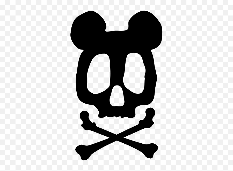 Skull Of Mickey Mouse - Clip Art Emoji,Keyboard Emoji Symbols