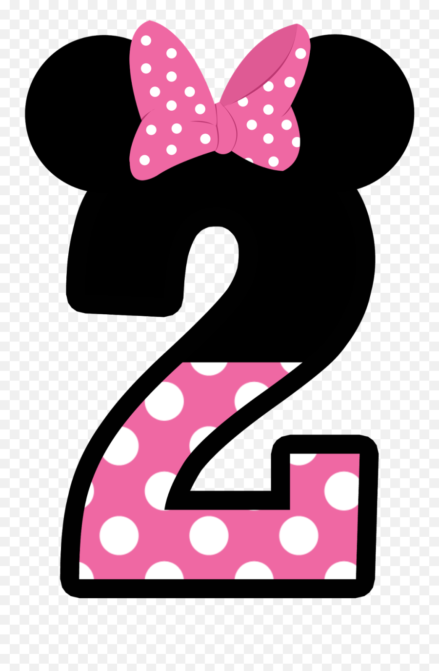 Numeros Estilo Minnie En Rosa - Numero 3 Minnie Png Emoji,Bizcochos De Emoji