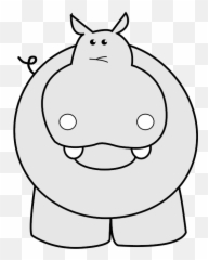 Nilpferd Clipart People - Hippo Clipart Emoji,Hippo Emoticon