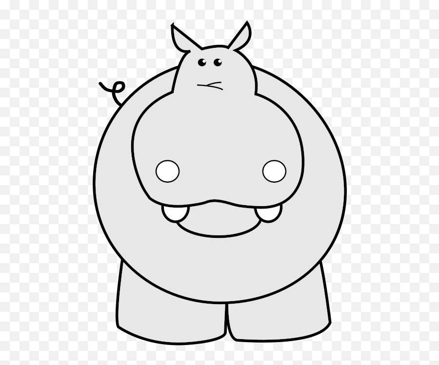 Nilpferd Clipart People - Hippo Clipart Emoji,Hippo Emoticon