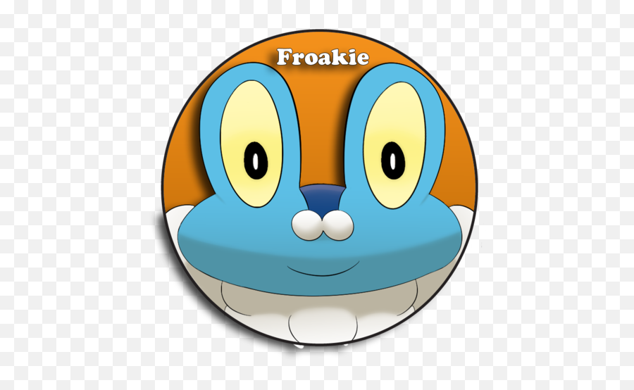 Froakie 2 - Cartoon Emoji,Eye Twitch Emoticon