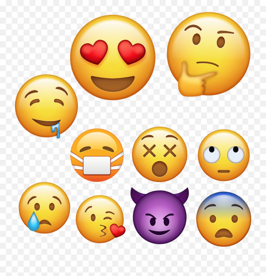 Emoji Vk Sticker - Iphone Thinking Emoji Png,Emoji Vk