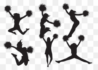 Cheerleading Scalable Vector Graphics Clip Art - Cheerleader Silhouettes Emoji,Cheerleader Emoji