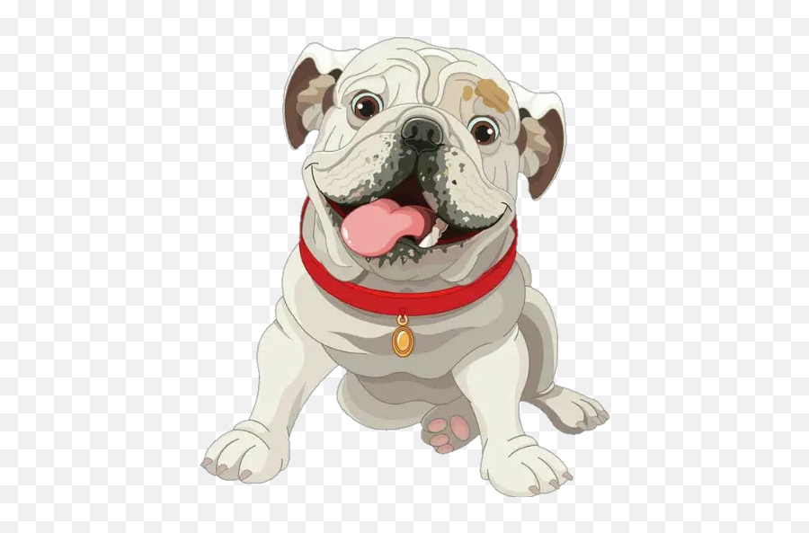 Bulldog Stickers For Whatsapp - Bulldogs Icon Emoji,Bulldog Emoji