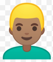 Medium Skin Tone Blond Hair - Emoji Person Raising Hand