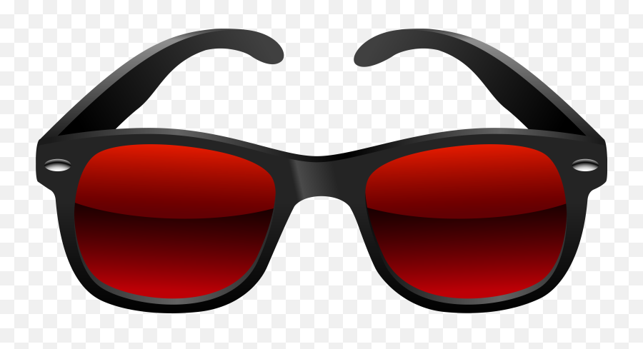 Sunglasses Glasses Clip Art 3 4 Clipartcow - Clipartix Red Sunglasses Png Emoji,Eyeglasses Emoji