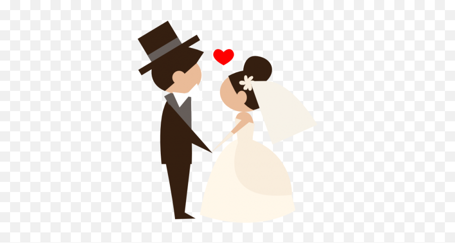 Wedding Couple Heart Icon Png - Groom And Bride Vector Png Emoji,Bride And Groom Emoji