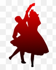 Dancing Couple In Red To Back Clip Art - Happy Promise Day Png Emoji,Pole Dancer Emoji