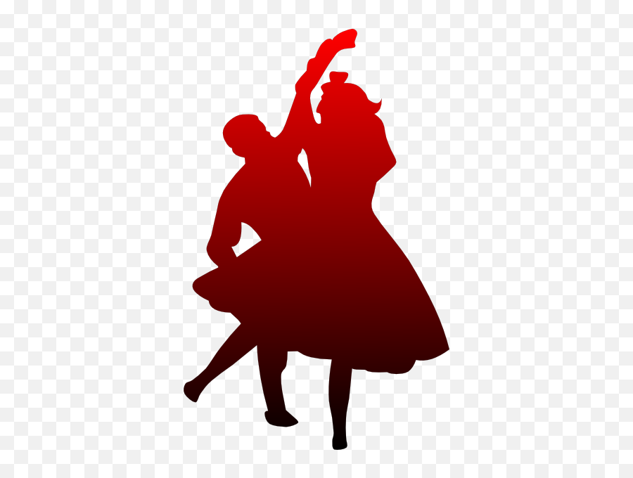 Dancing Couple In Red To Back Clip Art - Happy Promise Day Png Emoji,Pole Dancer Emoji