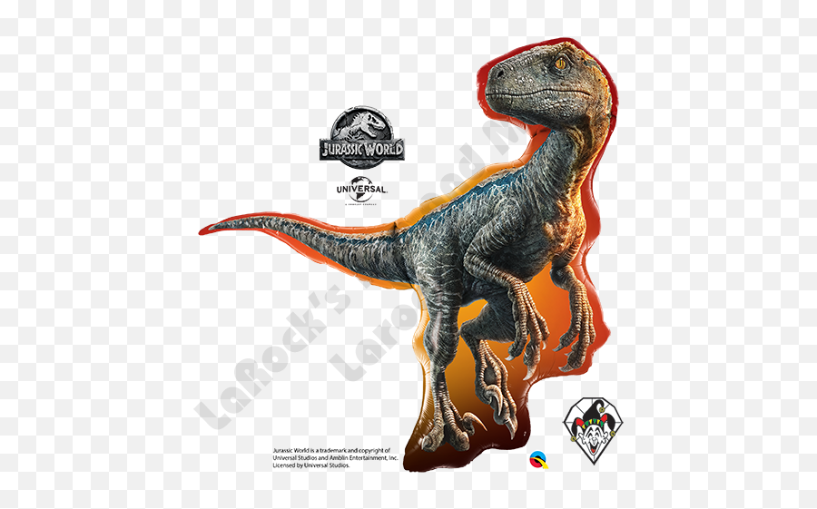 Jurassic World Raptor Foil Balloon - Jurassic World Foil Balloon Emoji,Raptor Emoji