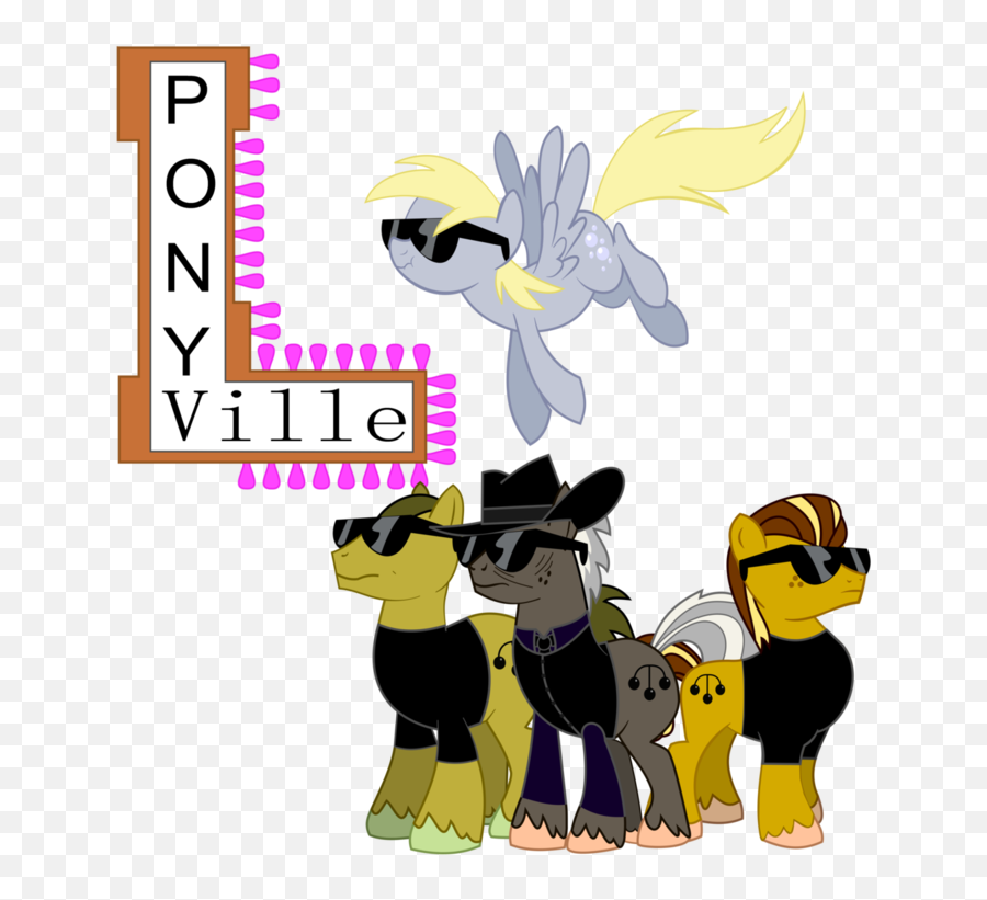 Ponyville - Cartoon Emoji,Pawn Emoji