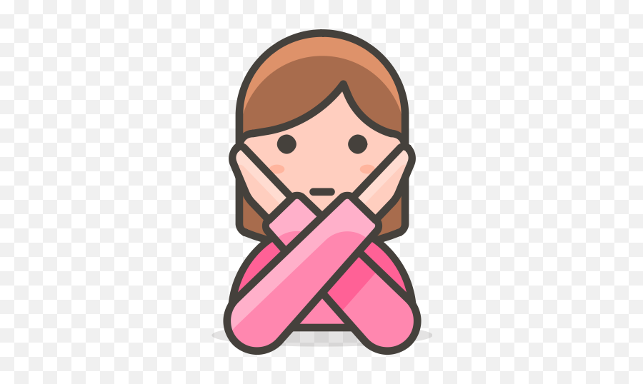 2 Gesturing No Woman Icon - Reject Icon Emoji,Shrugging Woman Emoji