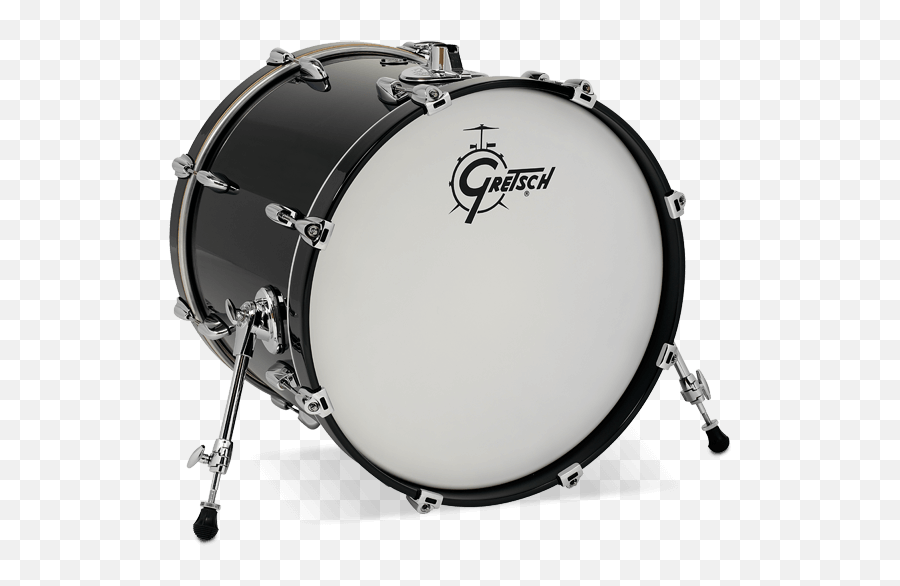 Transparent Bass Drum Clipart - Gretsch Renown Bass Drum Emoji,Emoji Drum