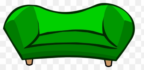 Green Couch Clipart - Png Emoji