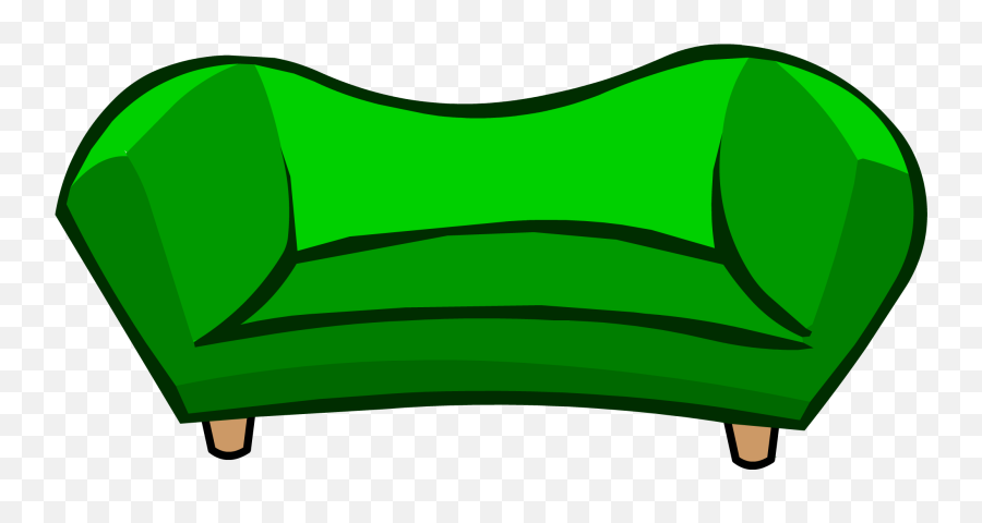Green Couch Clipart - Clipart Couch Png Emoji,Couch Potato Emoji