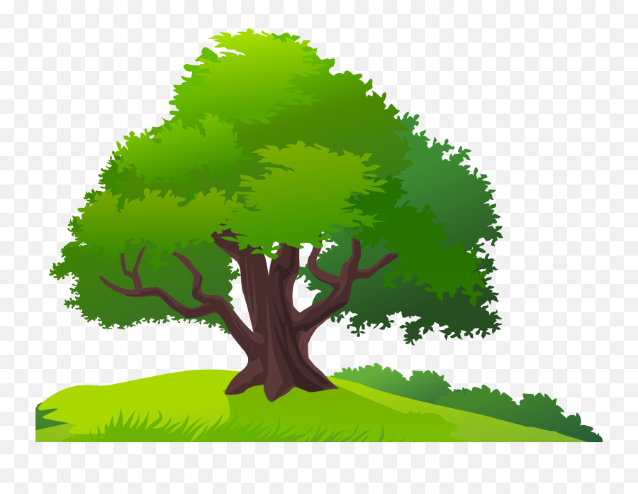 Tree Clipart Landscape - Mango Tree Clipart Emoji,Emoji Landscapes