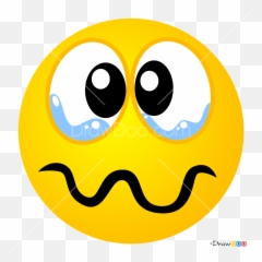How to Draw Crying Smilies - Happy Emoji