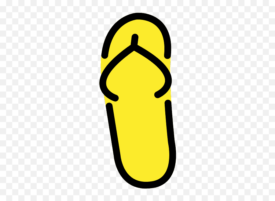 Thong Sandal Emoji Clipart - Chanclas Emoticon,Flip Flop Emoji