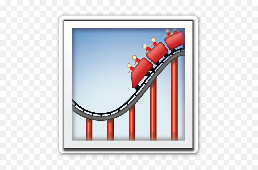 Roller Coaster - Emojis De Montaña Rusa,Roller Coaster Emoji