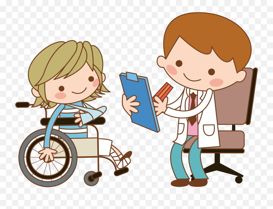 Clipart Child Wheelchair Clipart Child Wheelchair - Nurse With Patient Clipart Emoji,Wheel Chair Emoji